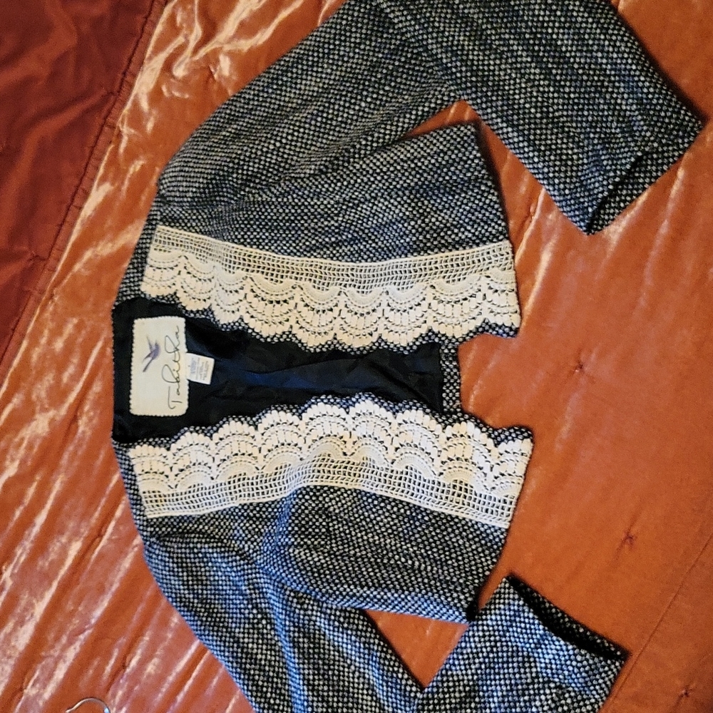 Tabitha Anthropologie cropped blazer jacket